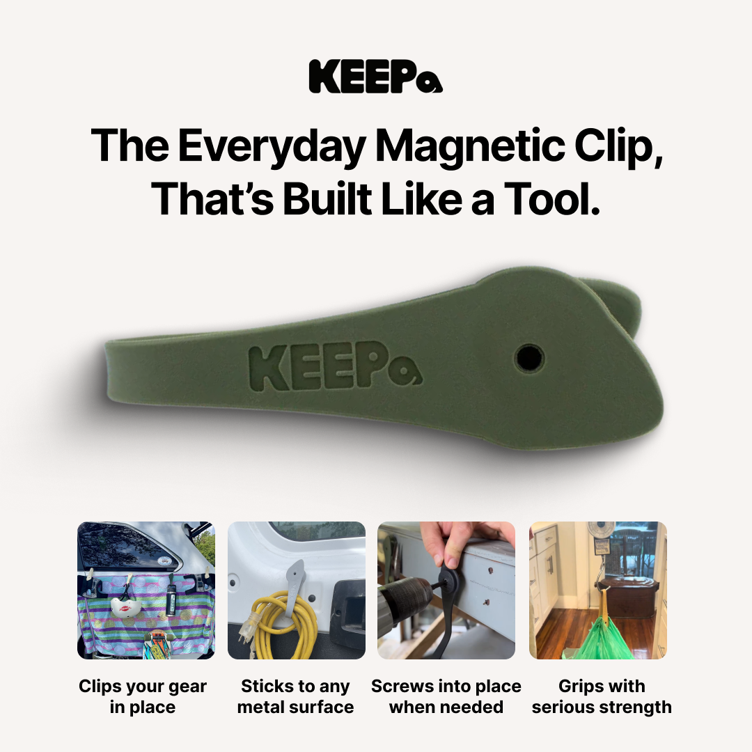 Heavy-Duty Magnetic Clip – Strong Grip, Durable Polyurethane | KEEPa