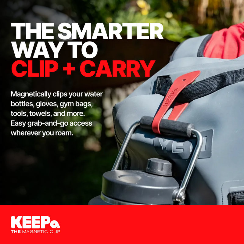 Heavy-Duty Magnetic Clip – Strong Grip, Durable Polyurethane | KEEPa